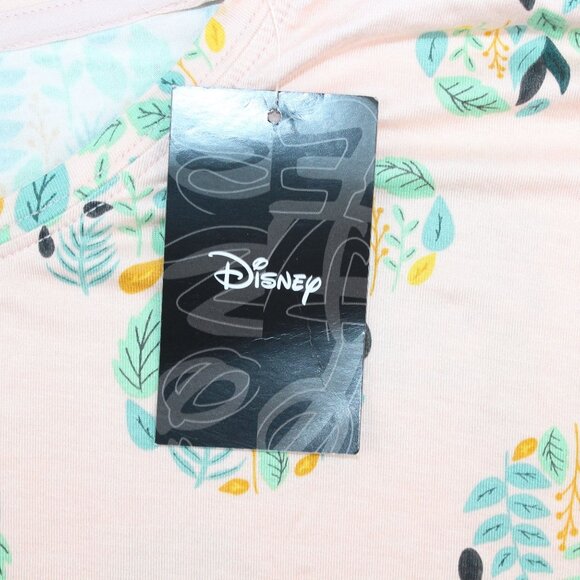NWT Disney Large Sleepwear Pajama Set Multicolored Floral Mickey Mouse Print - Picture 13 of 16